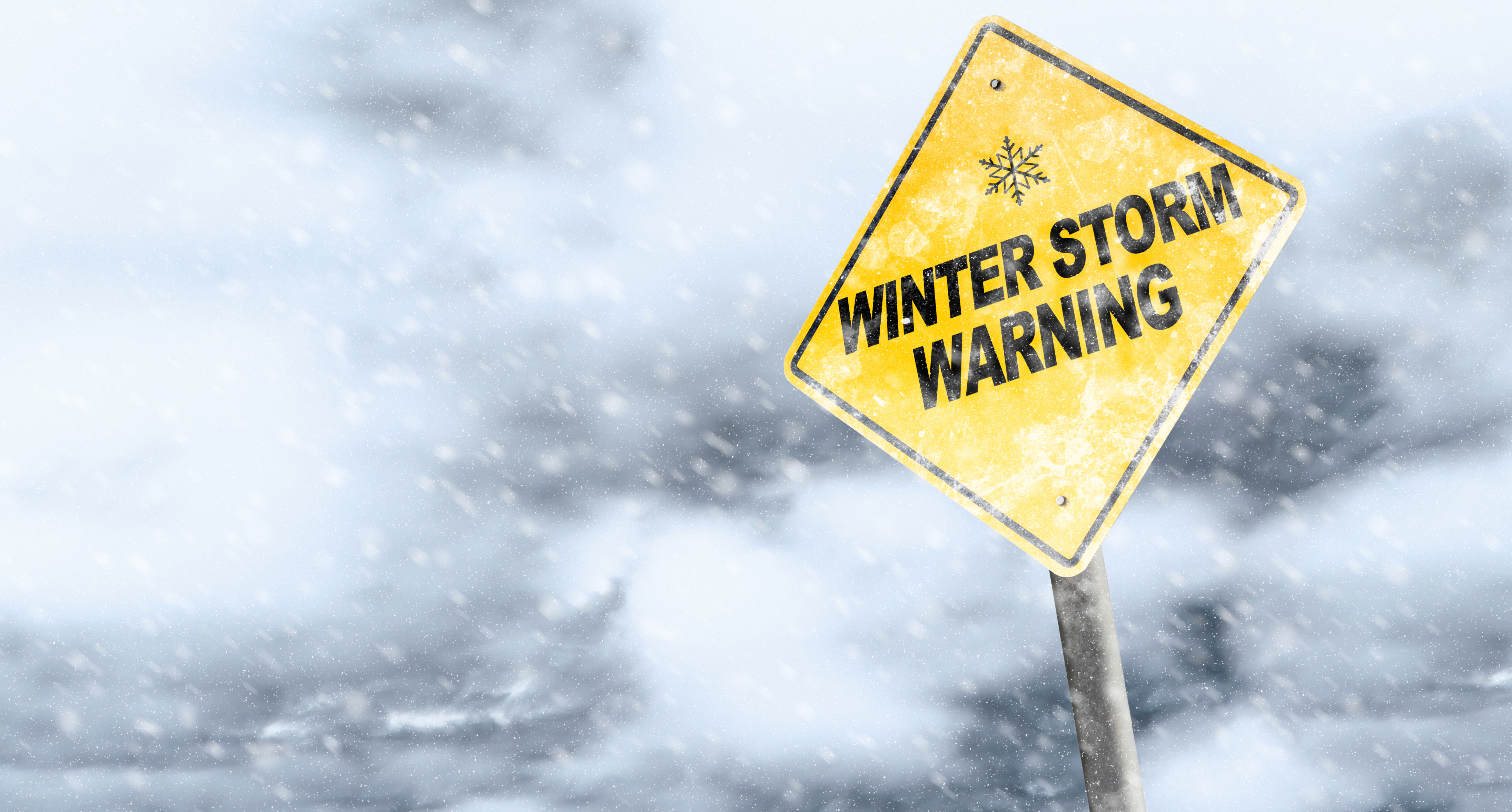 WinterStorm Warning Sign V2